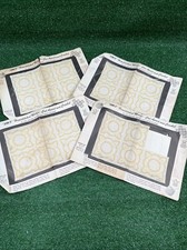 Vtg 1940s Crochet Instructions Join It Hemstitched 4 Sheets Total 3 Complete