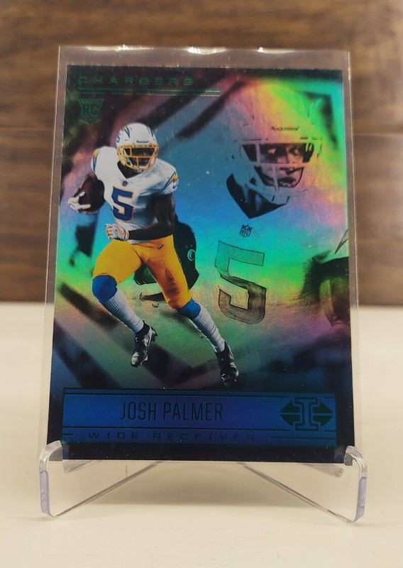 2021 Illusions #87 Josh Palmer Emerald Rookie RC Chargers