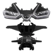 Front LED Headlight Lamp & Fairing Stay Bracket Fit For Aprilia RS660 2021-2025