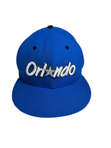 Set Of 2 NBA Orlando Magic New Era 59Fifty Fitted Hat Cap Size 7 3/8 Black Blue - Picture 2 of 14