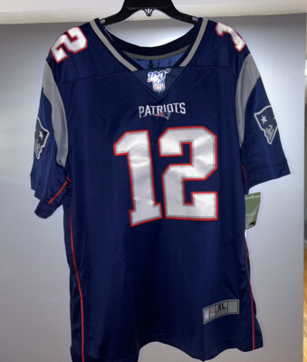 NEW Tom Brady Navy New England Patriots NFL 100 Vapor LIMITED - Main Image