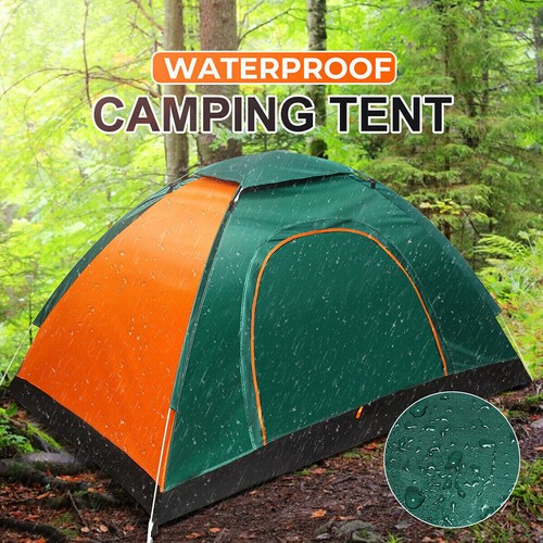 3-4 Man Automatic Pop Up Tent Camping Tent Waterproof Outdoor Hiking Travel Tent - Picture 4 of 24