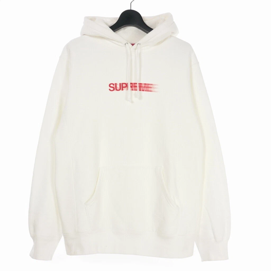 [Japa n Used Fashion] Supreme 20Ss Motion Logo Hooded Sweatshirt Hoodie  White