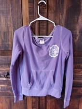 Super Cute Purple Victoria Secret PINK Sweatshirt Size S Pullover 86 Love Pink