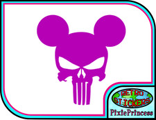 Marvel The Punisher Funny C Vinyl Sticker Car Bike Truck Window Wall Art Comic