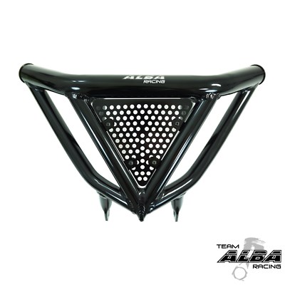 Raptor 90 Intimidator Front Bumper Black & Orange Screens Alba