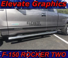 For Ford F-150 Stickers Rocker Two Side Decals Stripes Vinyl Graphics 2009-2026