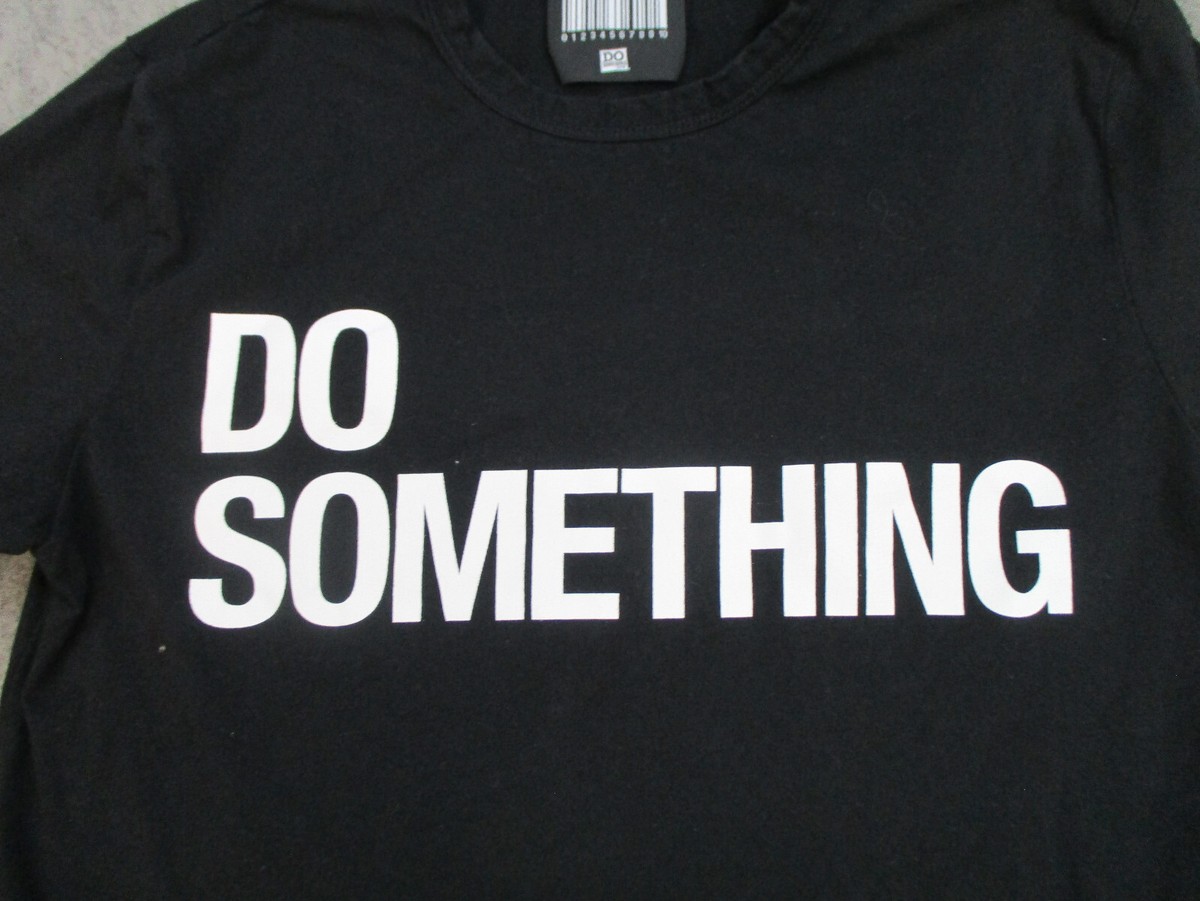 Alexander Wang Shirt Mens Medium Black White Do Something