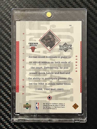 Michael Jordan 1999 Upper Deck #10🔥📈 - Picture 4 of 4
