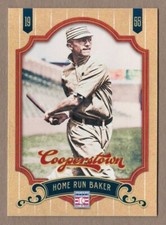 FRANK HOME RUN BAKER 2012 Panini Cooperstown SP #154 Base Set Shortprint A's HOF