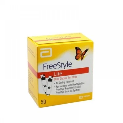 ABBOTT FreeStyle Lite 50 Blutzuckerteststreifen