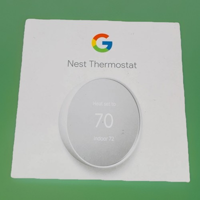 #ad Google Nest Smart Thermostat Open Box Never Used WiFi Energy Saver HVAC $34.00