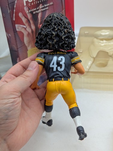 Forever Collectibles Player Bobble #43 Troy Polamalu Steelers 790/2007 Broken - Picture 4 of 16
