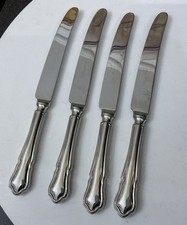 Vtg  4 John Mason Stainless Steel 24cm Dubarry Du Barry Dinner Knives Cutlery