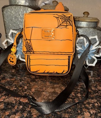 Official Peanuts Great Pumpkin Snoopy Crossbody Faux Leather Adjustable Strap