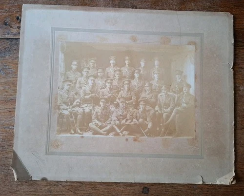 Original WW1 Photograph of Officers (Lancashire Regiment?) Military History