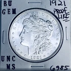 1921 BU GEM MORGAN SILVER DOLLAR UNC MS+++ U.S. MINT RARE COIN 6985
