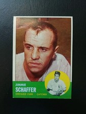 1963 Topps #81 Jimmie Schaffer Chicago Cubs 
