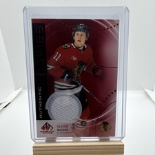Upper Deck SP Game Used Red Jersey Oliver Moore #AR-OM Blackhawks