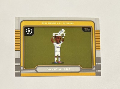 Topps 2025-26 UEFA Club Competitions 8-Bit Shots David Alaba #8B-1