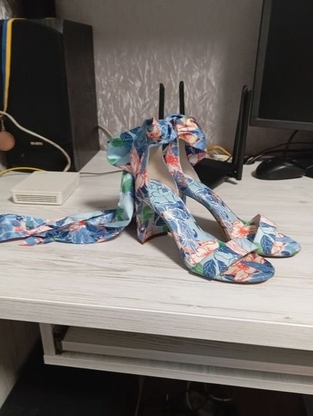 Women Heels Multicolor Textile 36