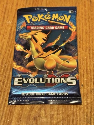 Pokemon Evolutions XY Booster Pack Charizard Artwork, TCG, Sealed (Unweighed)