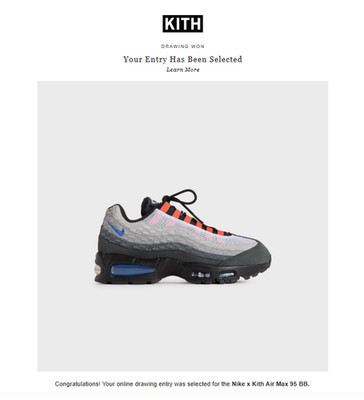 PRESALE - KITH x Nike Air Max 95 BB - KNICKS Size 11M
