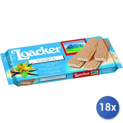 18x Bundle Loacker Wafer Gr 175 Vanille 10714