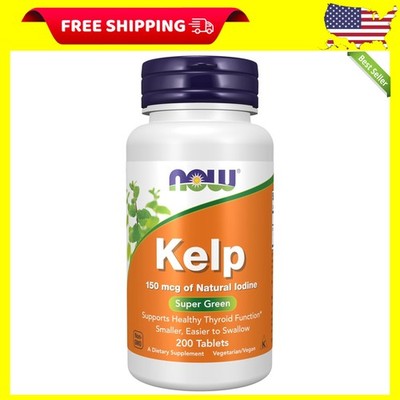 NOW Foods Kelp, 150 mcg, 200 Tablets
