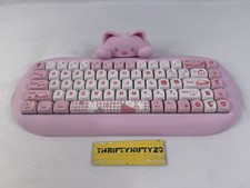 Yunzii C68 Pink Cat Wireless Mechanical Silic...