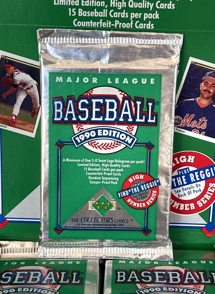 1990 UPPER DECK COLLECTORS CHOICE BASEBALL MLB High Series ⚾️ PACK 15 Cards OVP❗ - Bild 4 von 4