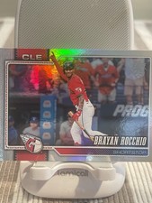 Topps Brayan Rocchio Rookie Card #CLE Cleveland Guardians MLB Baseball. rookie card picture