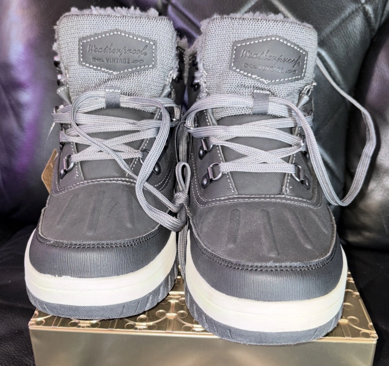 Weatherproof Men's Gray Slope Size 8 Lace-Up Sneaker Boot New
Opens in a new window or tab