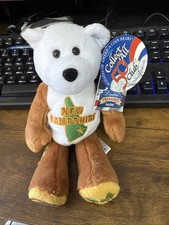 LIMITED TREASURES NEW HAMPSHIRE 9th Collectible STATE QUARTER Coin BEAR 9" Plush