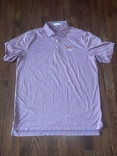 Peter Millar LACC 123rd US Open Polo Shirt Large Mens Golf Summer Comfort Stripe