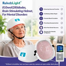 810nm Near Infrared Light Therapy Helmet 2 Working Modes for Depression Migraine