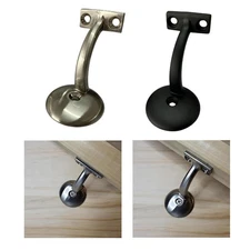 Stair Handrail Bracket, Stair Support, Sturdy Hardware Round Base Metal Hand