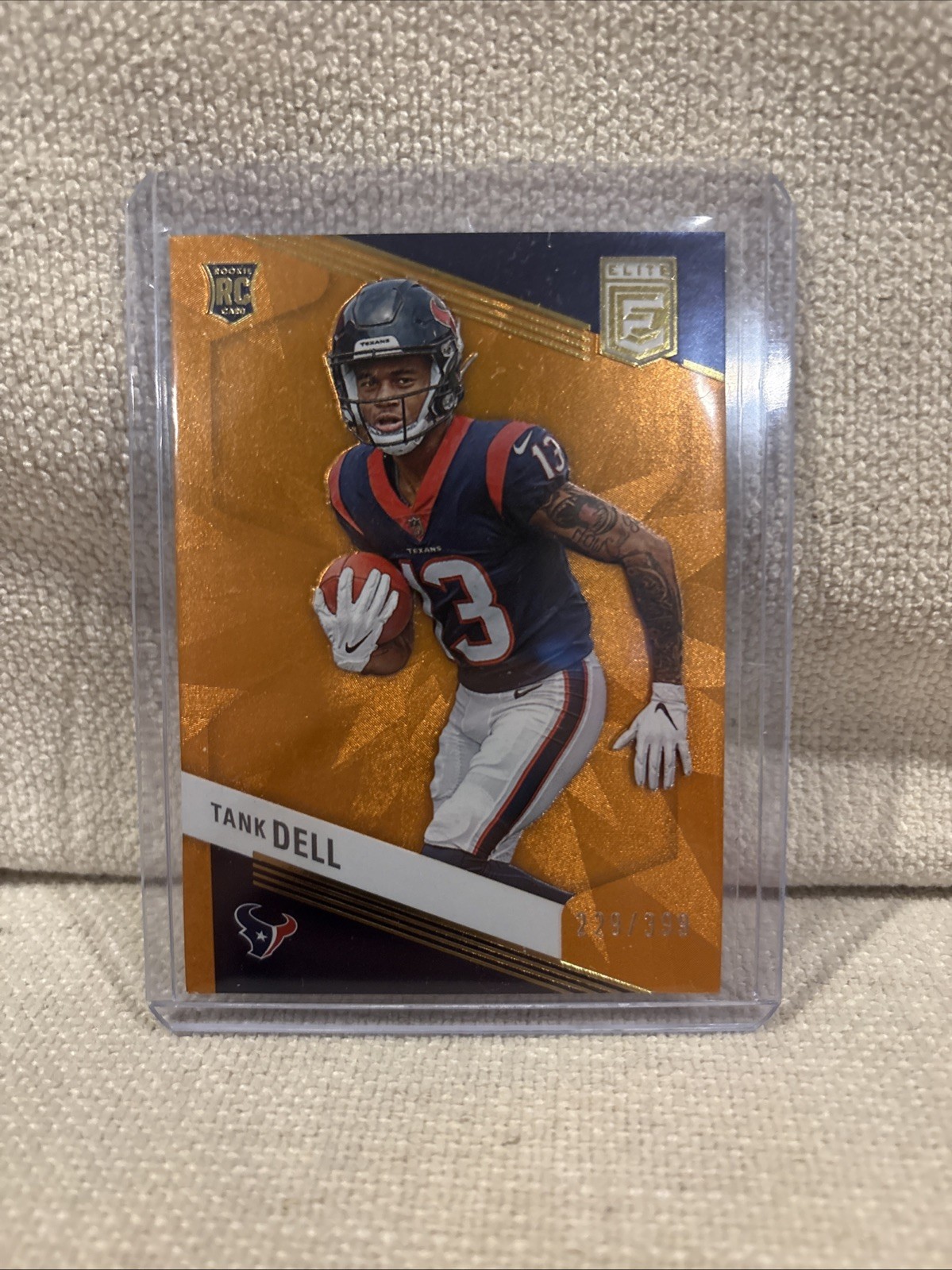 2023 Panini Donruss Elite - Rookies Tank Dell #172 Orange /399 (RC)