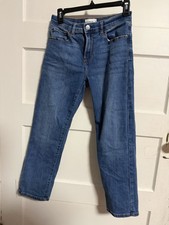 Abercrombie Kids Straight Jeans Mid Blue 75654 Boy's 13/14 Short