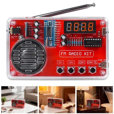 Zum Selbermachen Digital RDA5807 FM Radio Elektronik Kit 50-108MHZ DIY Löten Übu