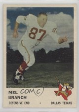 1961 Fleer Mel Branch #208 1la1