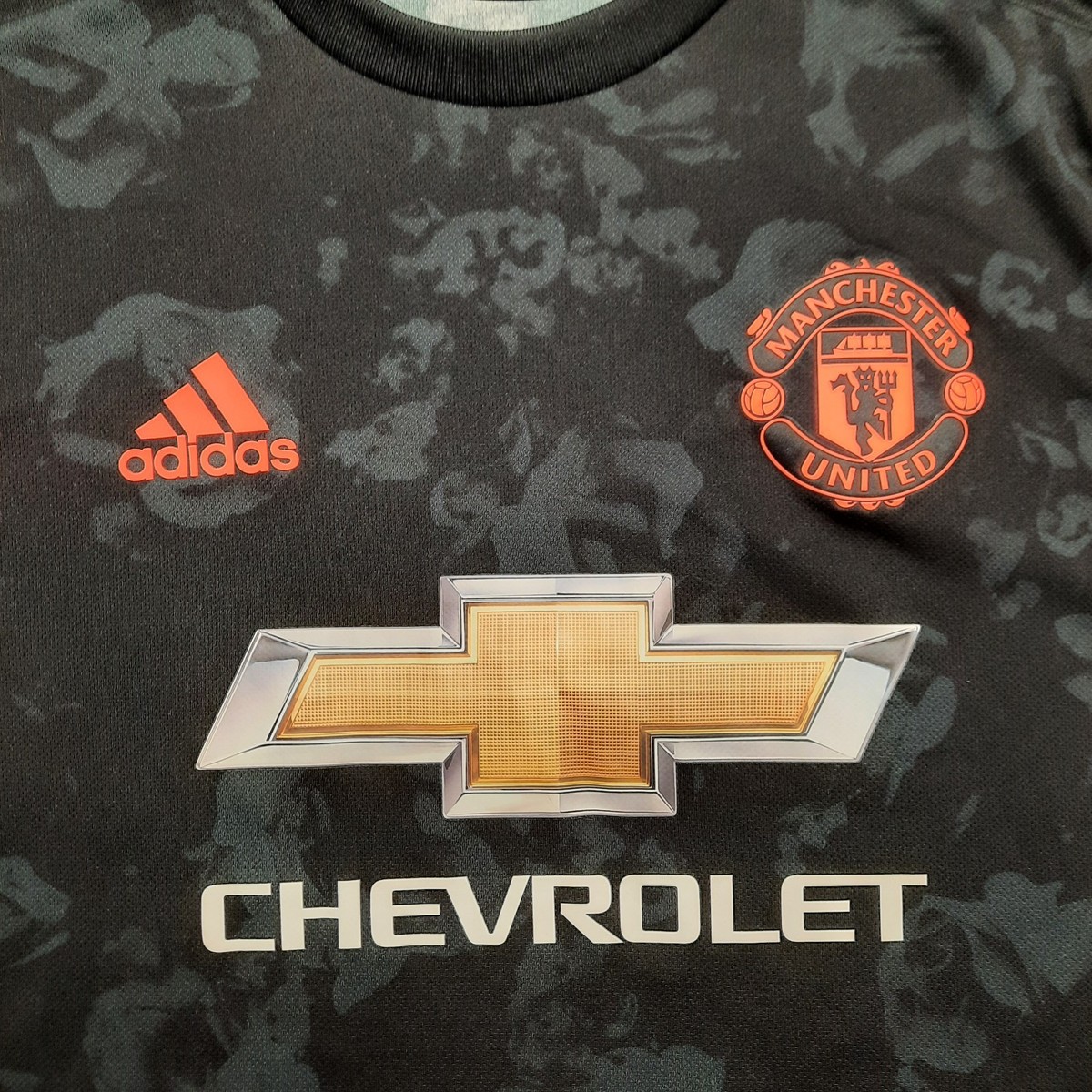 Adidas Manchester United Jersey Size Medium Black Third 19/20
