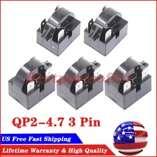 QP2-4.7 Start Relay Refrigerator PTC 5X For 4.7Ohm 3Pin Vissani Danby Compressor