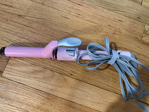 BaBylissPRO Nano Titanium 1" Pink Curling Iron Ceramic Plate Adjustable Heat