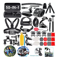 50-in-1  for Gopro Hero 10 9 8 7 6 5 4  Dive Case Action Camera Accessory Kit