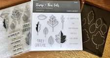 CTMH Z4041 THIN CUTS  C1689 FALLING FOR YOU  LEAVES, Truly Grateful, THANKFUL