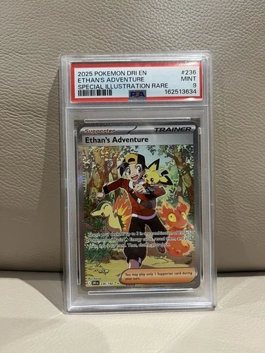 Ethan's Adventure - 236/182 - Destined Rivals, Special Illustration Rare - PSA 9