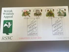GB STAMPS RARE FIRST DAY COVER 1986 NATURE RSNC OFFICIAL