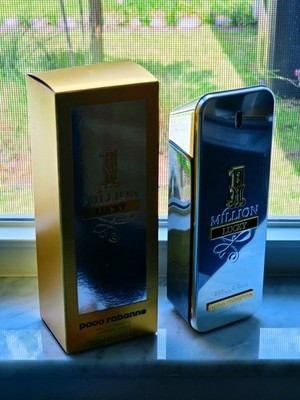 1 million Lucky By Paco Rabanne 6.8 oz. (200ml) Eau de Toilette Spray Men 