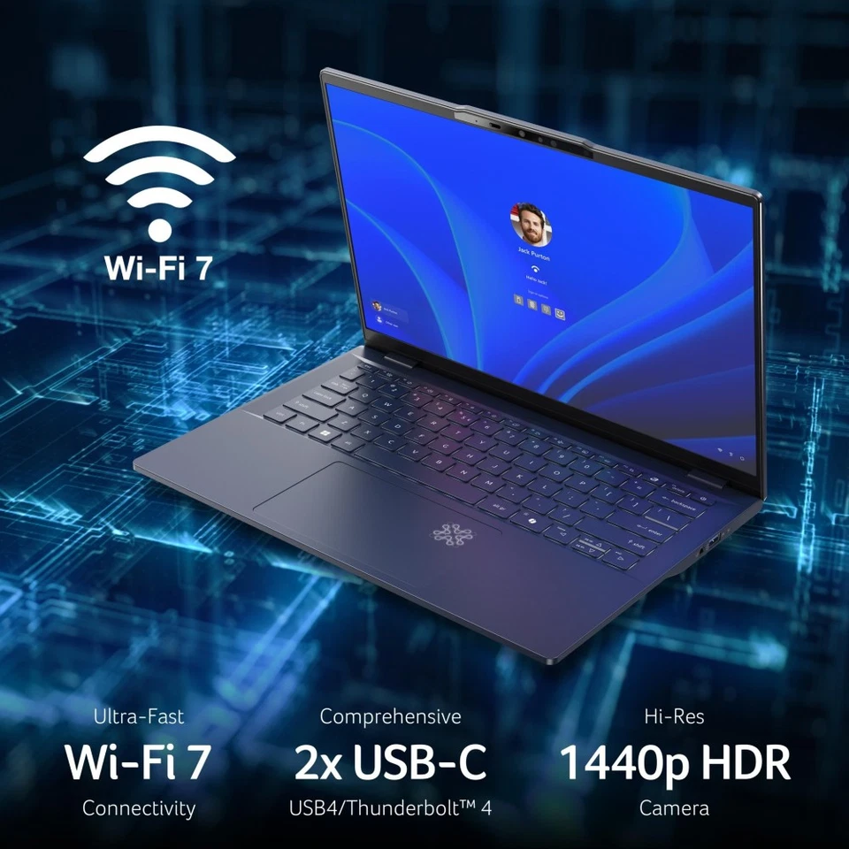 Acer Swift 14 AI Copilot+ Laptop Intel Ultra 5 226V 16GB 1TB SSD 14" W11 Home - Image 4 of 4